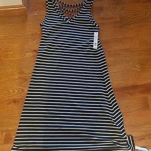 Brand new August Silk stripe dress